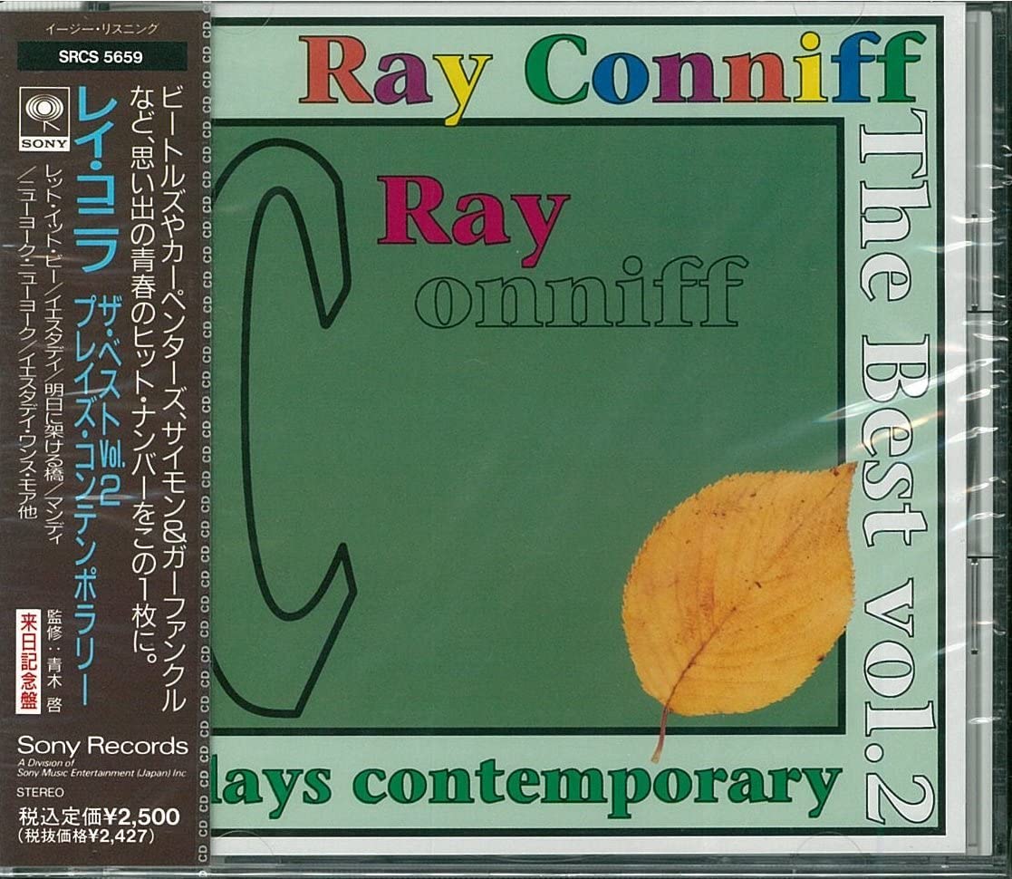 

CD RAY CONNIFF - The Best Vol. 2 / Plays Contemporar SRCS5659 Sony 1991 Japan Pop Used