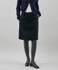 CITYBREEZE Wool Monoline Skirt_Navy