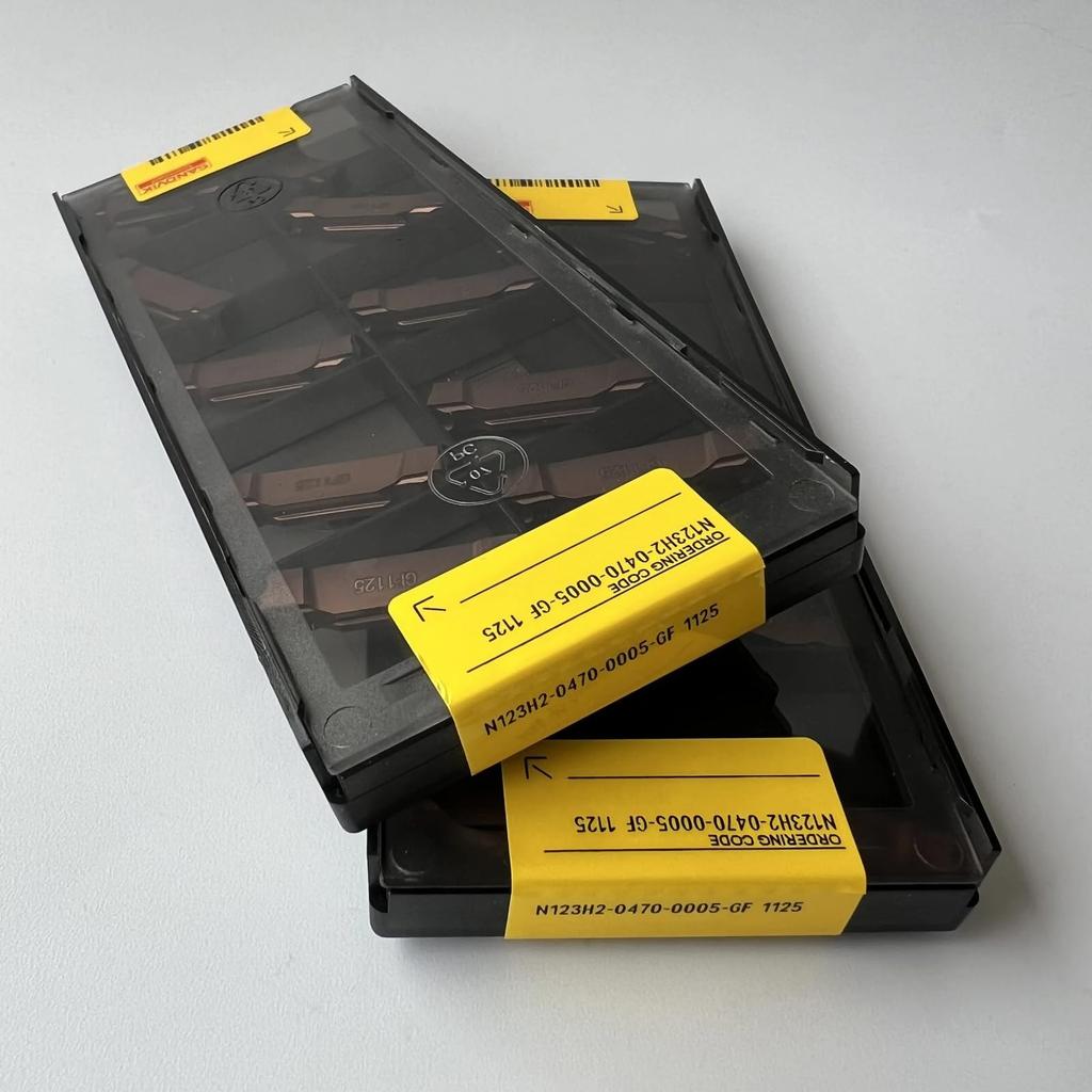 Original Sandvik / N123H2-0470-0005-GF 1125 CNC Lathe Carbide Blade Tool 10 Pcs