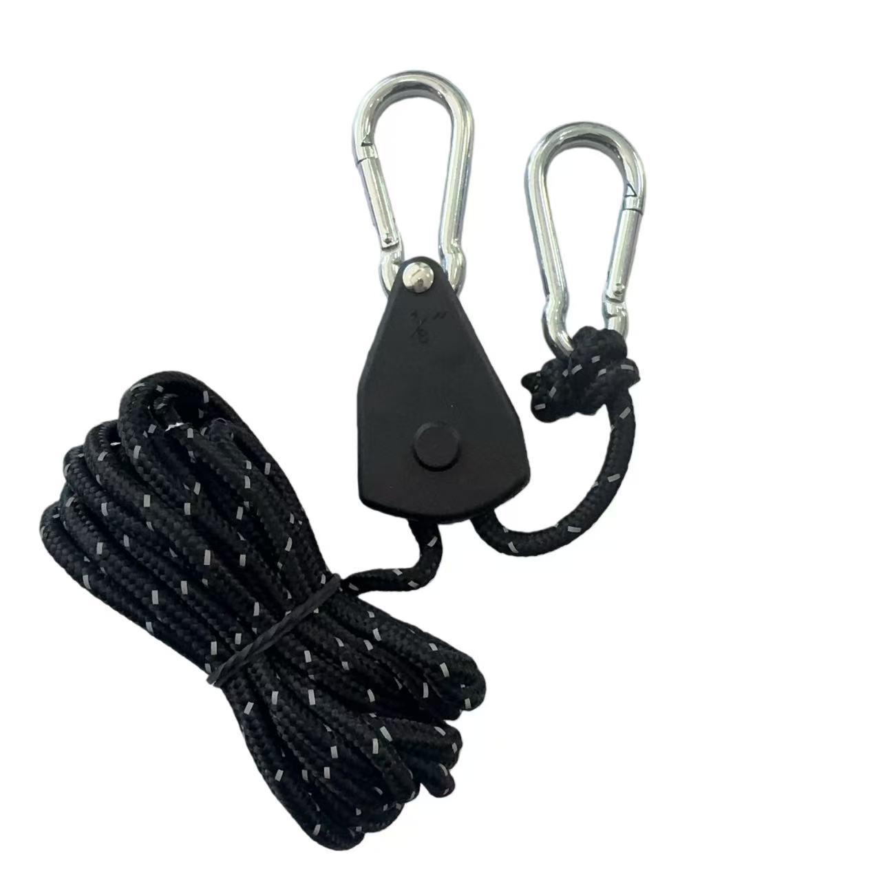 

Reflective Windproof Camping Tent Rope Set with Ground Stakes and Tensioners