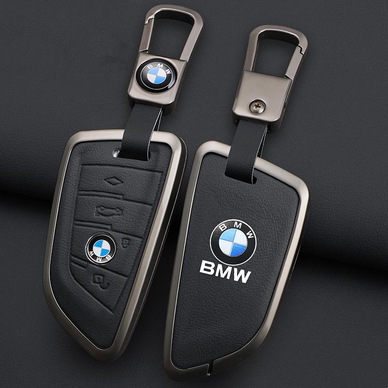 New Car Leather Key Cover Case Shell For BMW X1 X3 X4 X5 F15 X6 F16 G30 7 Series G11 F48 F39 520 525 F30 118i 218i Accessories