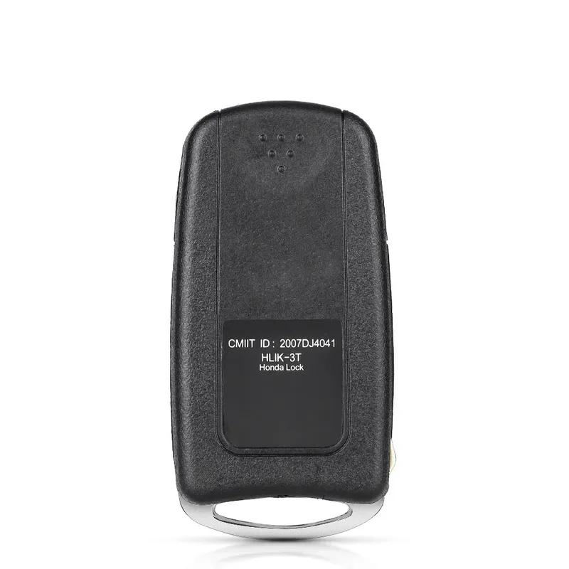 KEYYOU 1PCS Original 3/4 Buttons Car Remote Key Shell For Honda Acura Civic Accord Jazz CRV HRV Key Case Cover Replacement