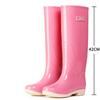 Bottes de Pluie Longues Imperméables et Antidérapantes pour Dames