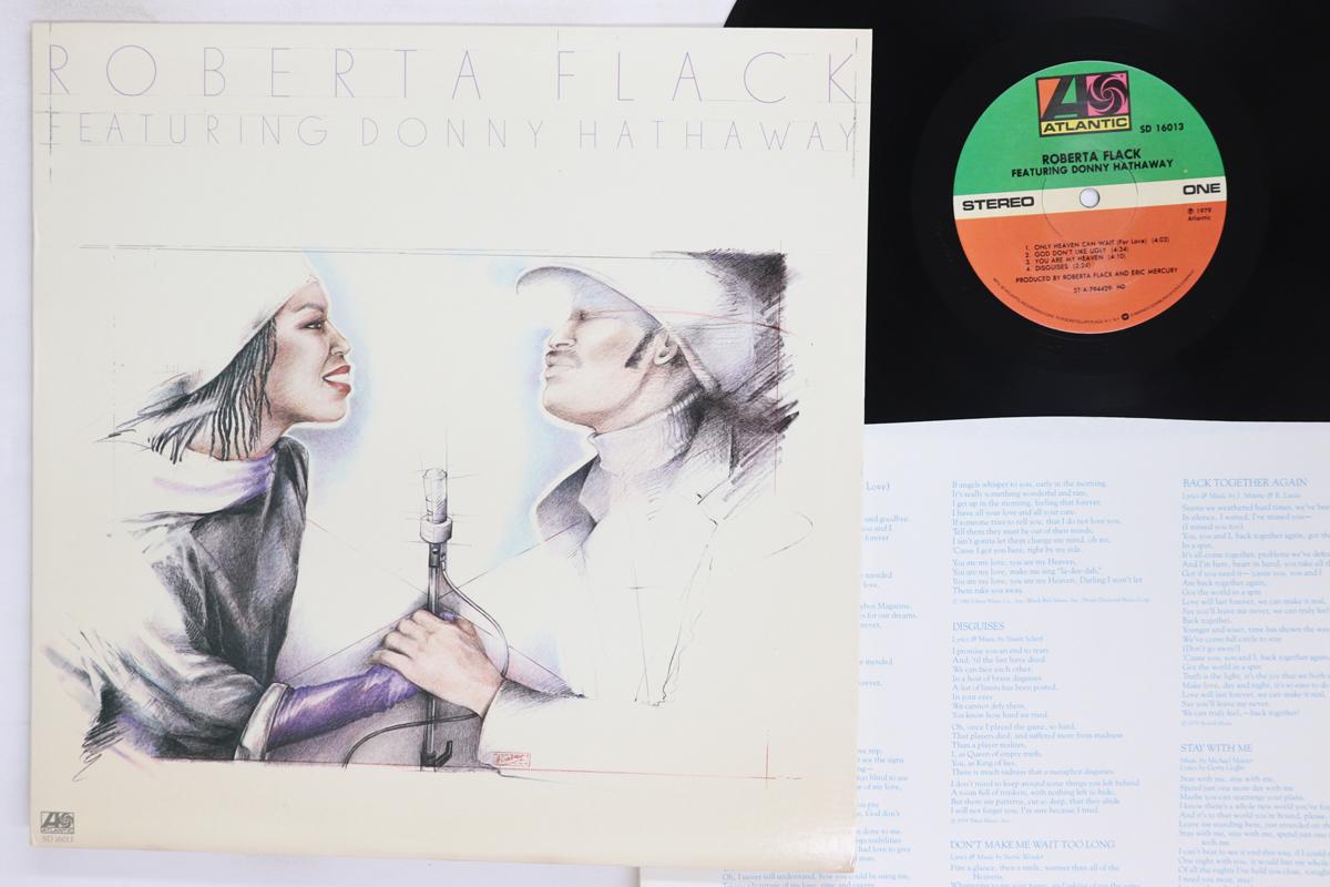 LP Record ROBERTA FLACK DONNY HATHAWAY  Roberta Flack Featuring Donny Hatha SD16013 ATLANTIC 1979 US SoulFunk Used