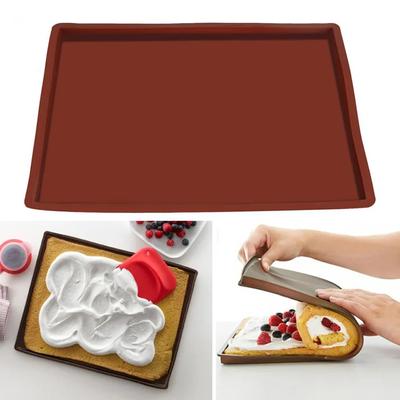Multifunktionale Antihaft-Backwerkzeuge für Kuchen, Rolle - Silikon-Backmatte, Kuchenform, Gebäckunterlage, Ofenauskleidung, DIY