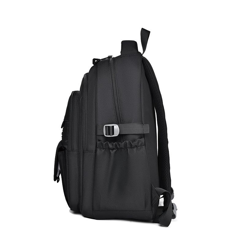 Schoolbag Solid Color Versatile Shoulder Women's Bag 11.1 Inch Oxford Cloth Water-proof Junior High School Student Backpack Leisure Travel Bag