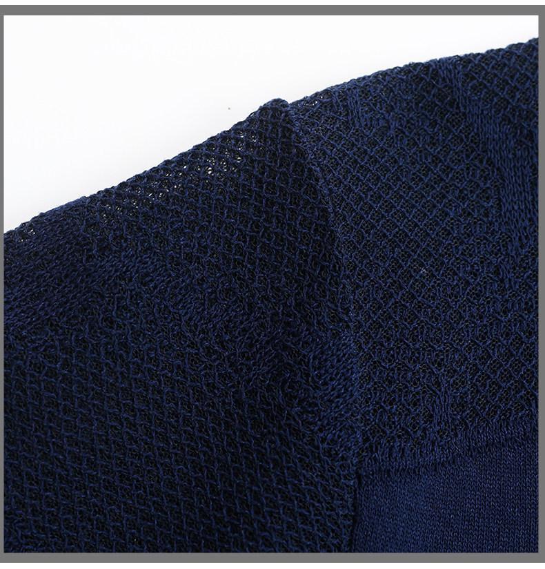 Women's Summer Ice Silk V-Neck Lace Knit T-shirt: Age-Defying, Tummy-Concealing Short Sleeve for Mid-Aged Moms 40s.