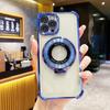 Luxury Shockproof Magnetic Bracket for Magsafe Clear Case for Funda Tecno Spark 20 Pro Spark20 20Pro 20C With Holder Stand Cover