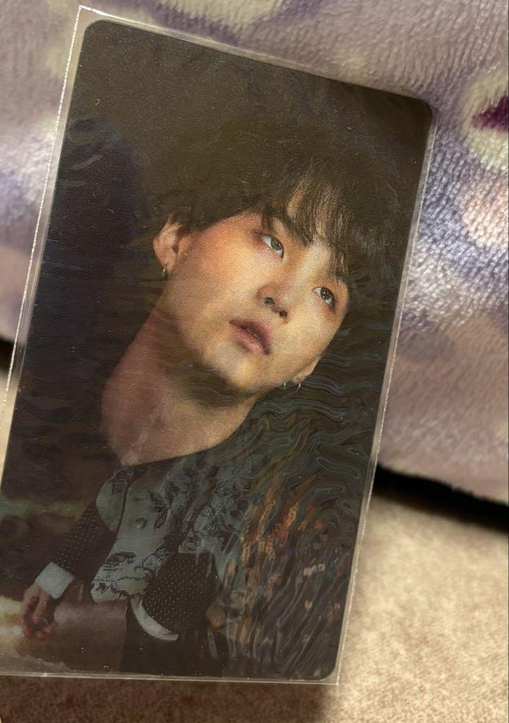 [USED] BTS Wings Concept Book Lenticular Trading Cards SUGA Yoongi