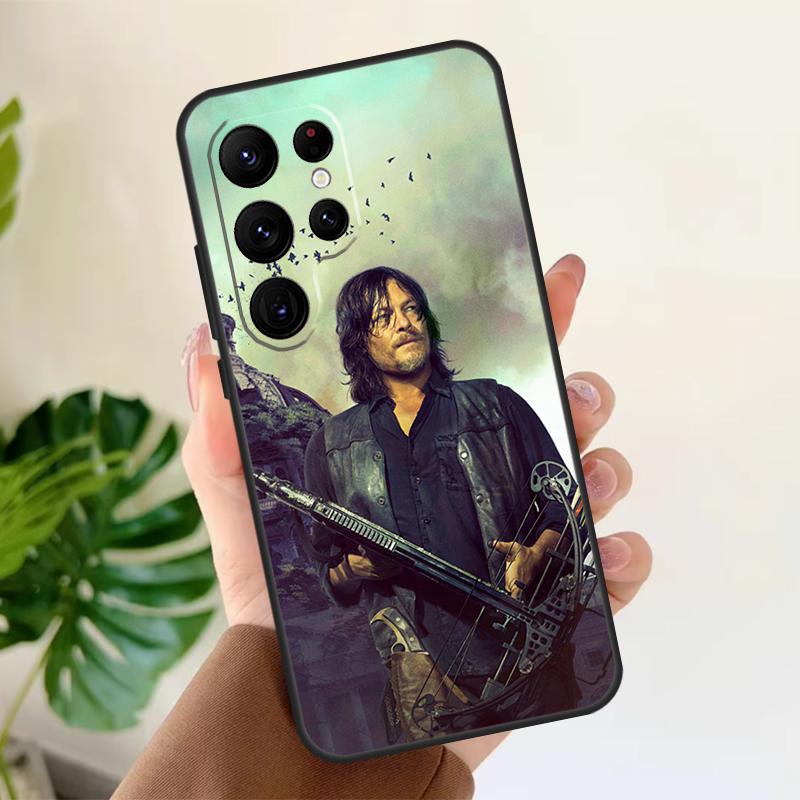 The Walking Dead Daryl Dixon Soft Case For Samsung Galaxy S21 S22 S23 S24 S25 Ultra S9 S10 Plus S20 FE S24 FE Phone Cover