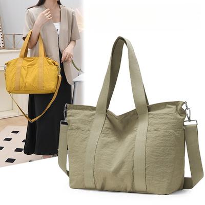 Women's Shoulder Bag Large Capacity Multiple Outer Pocket Zipper Tote Bag Student Handbag Shopping BAG