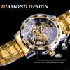 Men's Watch Fashion Luminous Hands Gear Movement Retro Mechanical Skeleton Watches Luxury Casual Business Wristwatch