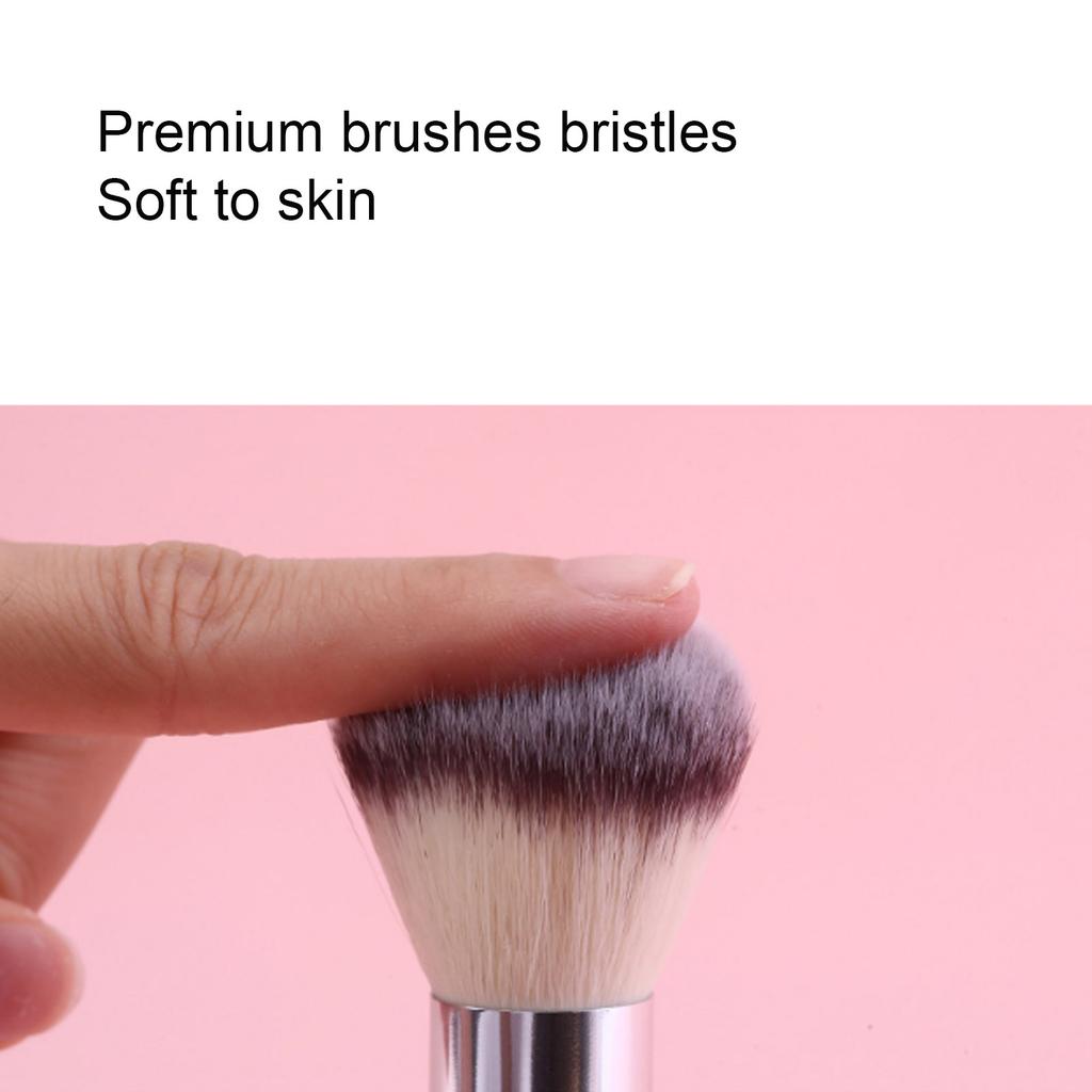 4PCS Makeup Brushes Set Soft Bristles Cosmetic Brushes for Foundation Concealer Blush Powder