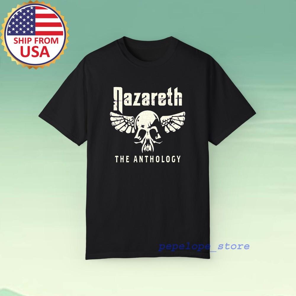 Nazareth Anthology Men#039;s Black Size S5XL Unisex T-Shirt XL
