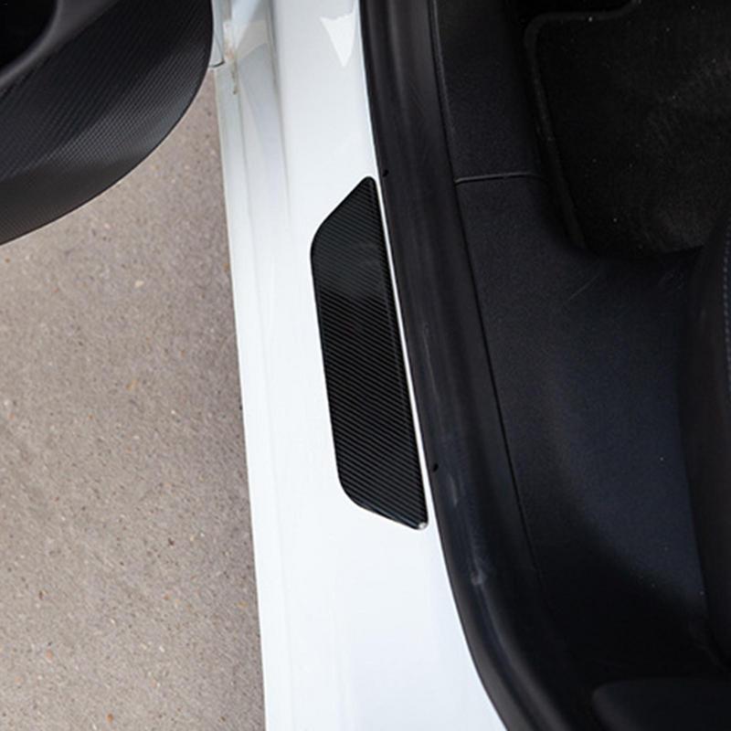 ForTesla Model3 Model Y Car Door Sill Stainless Steel Stickers Protection Plate Mirror Polished Threshold Strip Car