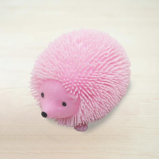Fuzz Hedgehog Squeeze Toy Stress Relief Fuzzy Animal Squeeze Fidget Toy Focus Aid Relaxation Anxiety Relieving Hand