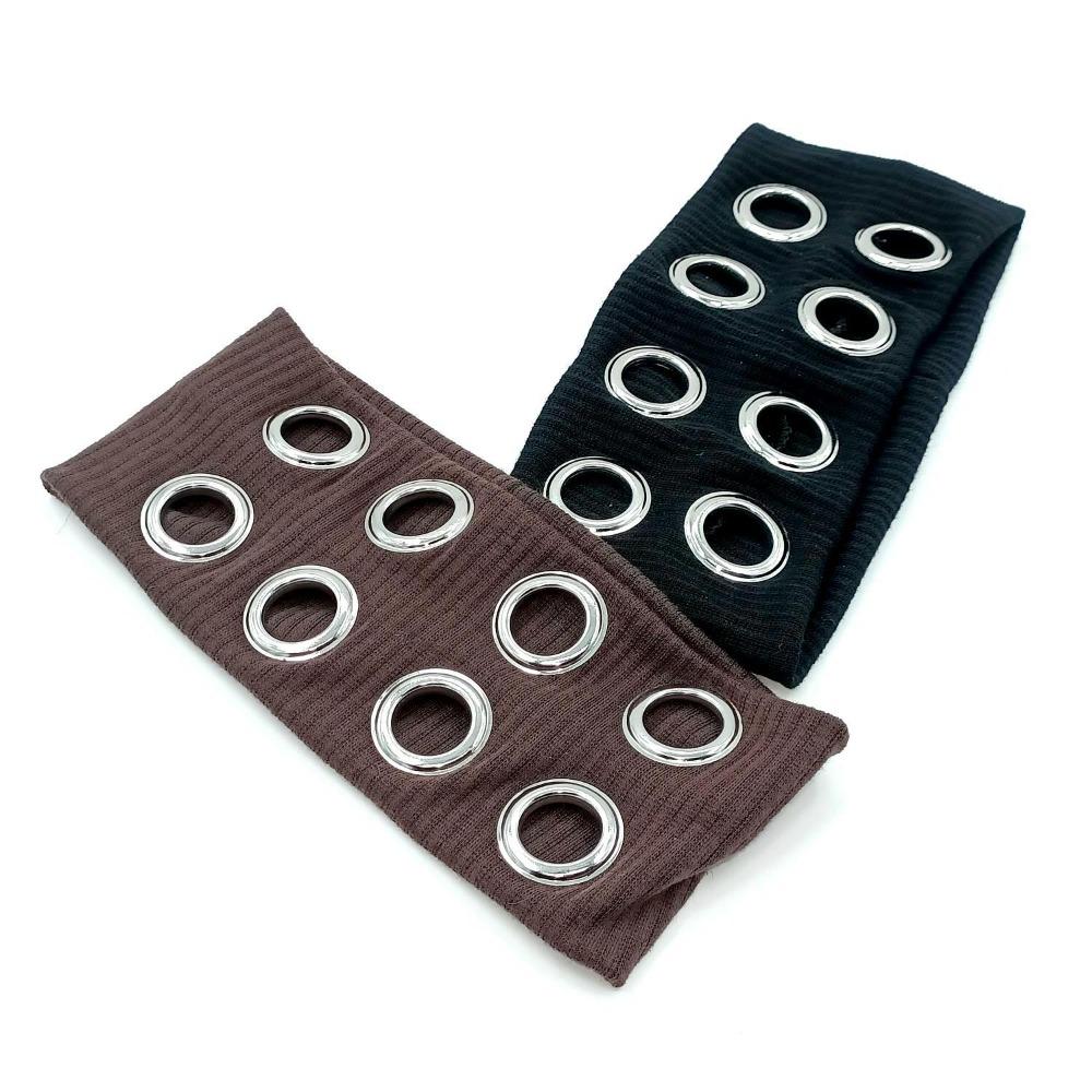 Metal Hollowed Out Eyelets Headband Steampunk Grunge Style Headbands Girls