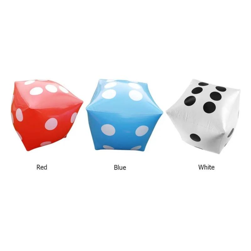 30cm Inflatable Dice Cube Large Dice Toy Party Event Supplies Indoor and Outdoor Sports and Game Toys Party Luck Competition