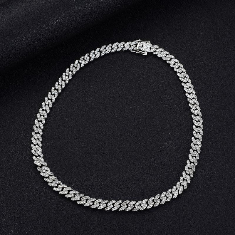 Unisex Trendy Cuban Chain Necklace - Hip Hop Collarbone Style