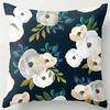 Home Decor Floral Watercolor Pattern Throw Pillow Covers Pattern Cushion Cover Suitable For Sofa Bedroom Car Pillow Cover