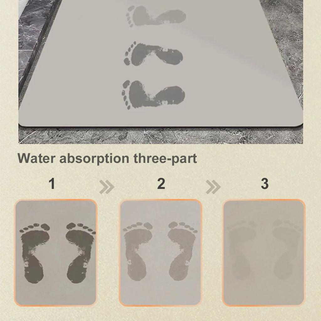 Bathroom Mats Worktop Mat Doormats Foot Rugs Placemat Kitchen Drainage Mats Kitchen Mats Non-slip Diatomite Mud Absorbent