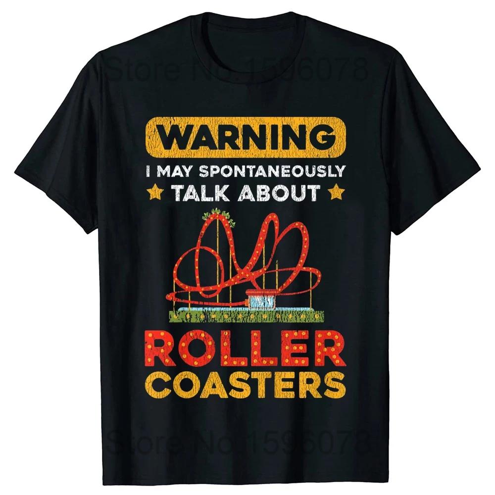I'm Thinking About Roller Coasters Funny Shirt Short Sleeve Street Men T Shirt Fashionable Cotton Tops & Tees Design