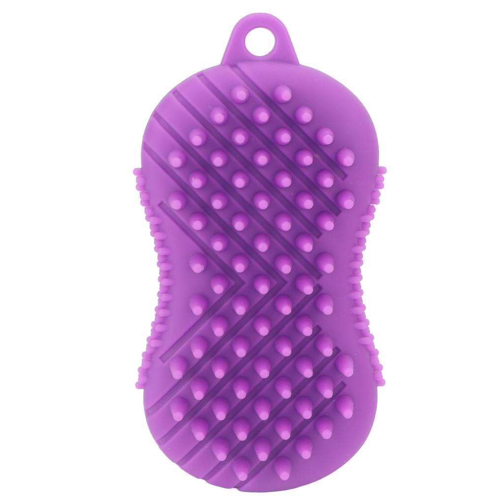 Body Bath Brush Soft Silicone Double Sided Exfoliates Dead Skin Promote Circulation Shower Massage Brush