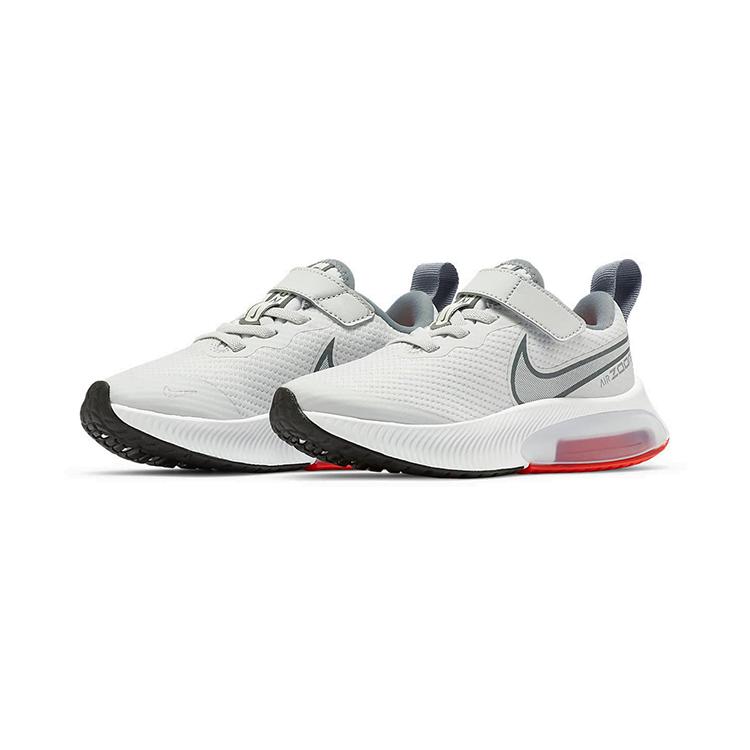 Nike Air Zoom Arcadia Cushioning Abrasion Resistant Breathable Low Top Running Shoes Gray Children Aged 3 7 Years Old CK0714-011