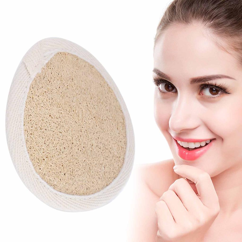 Exfoliating Loofah Pad Facial Body Scrubber Men Women Shower Bath Loofa Sponge Pad