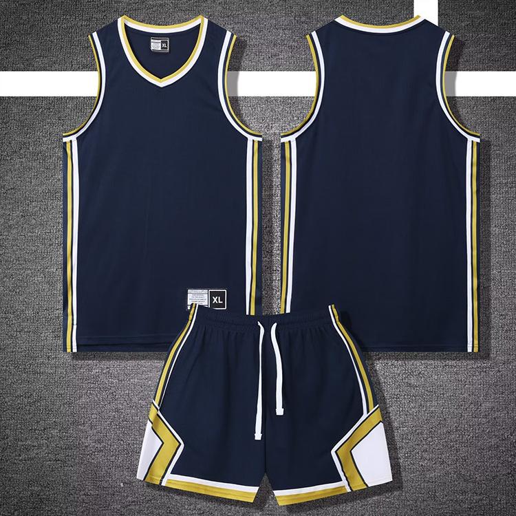 Tuta da Basket da Uomo Taglia L Stampa Squadra di Allenamento Uniforme Studente Gilet Sportivo Estivo Gioco Maglia Larga