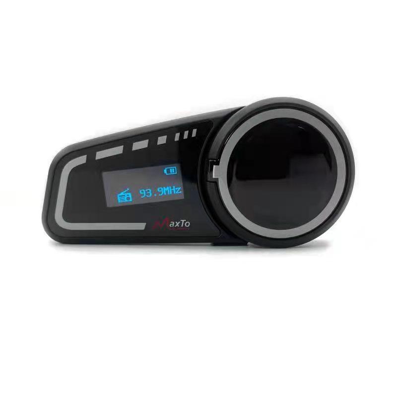 Bluetooth Headset MaxTo M2C for Motorcycle Helmet 6 Person 1000 Meters Intercom with FM Function чёрный