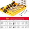 45 In 1 Mini Screwdriver Set Kit Tools Set Small Precision Screwdriver Kit with Tweezers Extension Shaft for Repair Maintenance
