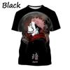 Camiseta con estampado 3D de Gojo Satoru e Itadoru Yuji para hombre,ropa de moda con gráfico de Jujutsu Kaiju,
