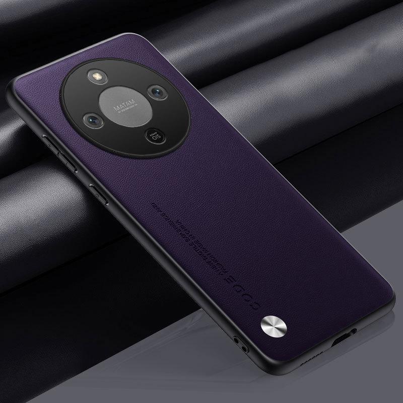Luxury PU Leather Case For Honor Magic 8 Lite 5G Back Cover For Honor X70 X9D Silicone Phone Funda Magic8 Lite 8Lite Bumper