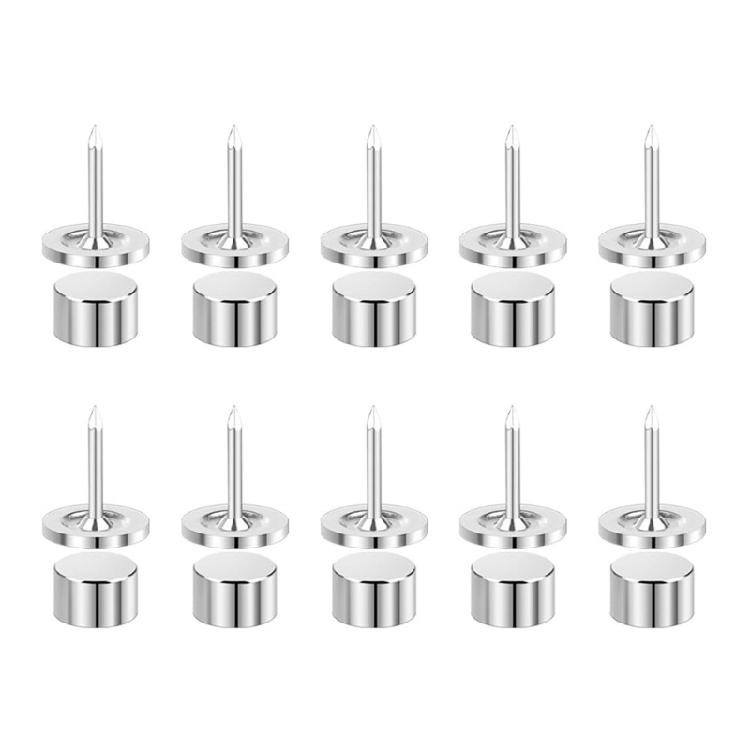 

Magnetic Tacks Push Pins for Bulletin Boards Rustproof Magnetic Push Pins Stainless Steel Photo Wall Decors Thumbtacks