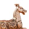 Brass Horse Figurine Chinese Feng Shui Small Sculpture for Desk Living Room Home Office