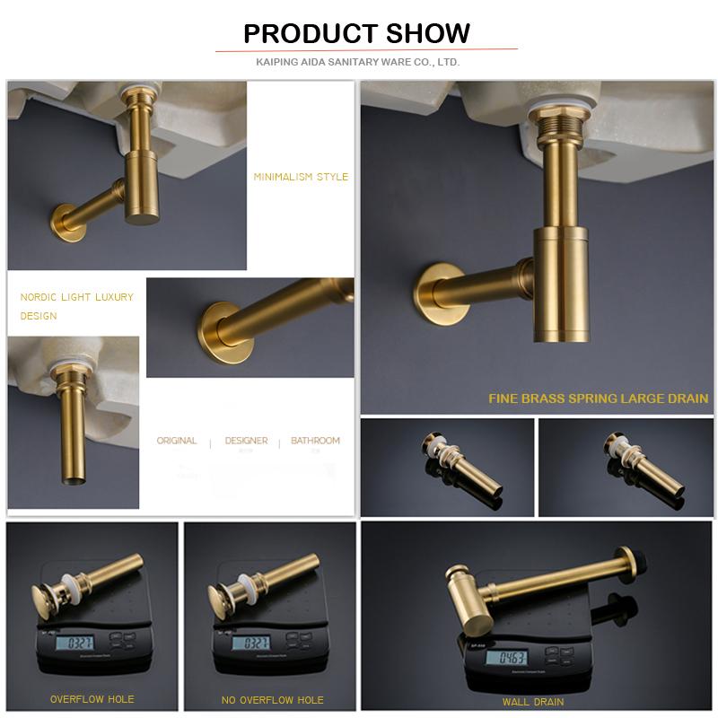 Pop-up Vanity Sink Basin Strainer Sink Drain