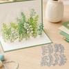 8 STuks Klimop Knipmal, Fotoalbum Mal Embossing Die, Duurzaam Koolstofstaal Stencil, voor DIY Scrapbook Kaart Maken Benodigdheden