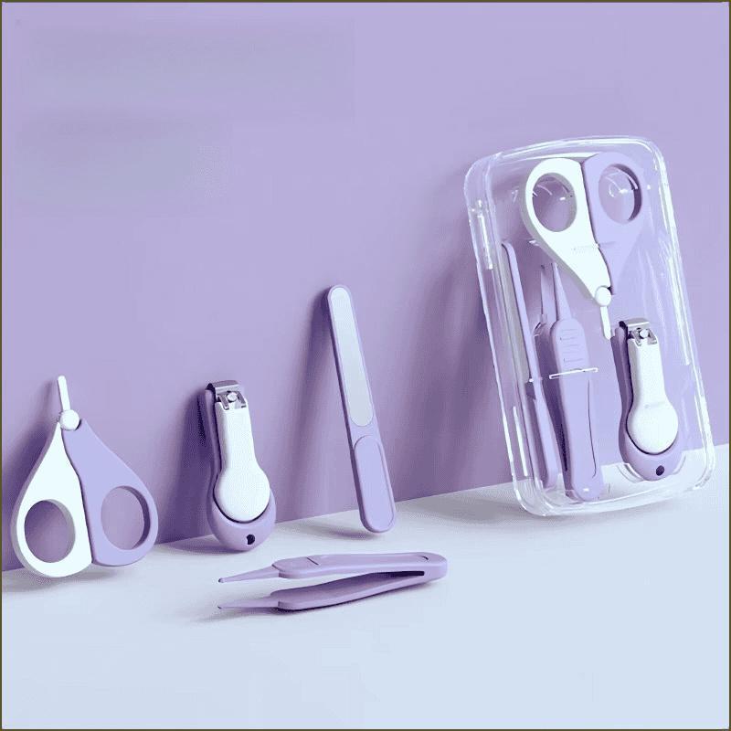 Newborn Anti-Pinch Nail Clippers: Durable, Portable Baby Care Scissors