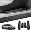 LUCKEASY for Xpeng P7+ 2024-2026 Front Rear Door Storage Tray Car Door Handle Storage Box Organizer TPE Car Accessories 4pcs