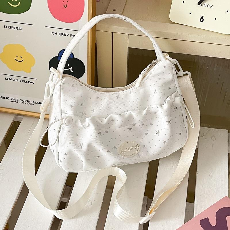 Schoolbag star bag women's 1011 new trend casual fashion canvas bag multi-functional commuter large capacity tote bag