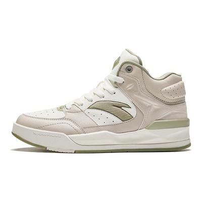 4 Carat Retro Classic Non-Slip Wear-Resistant High-Top Skate Shoes Women Sneakers White Gray Green 122448031-2
