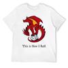Dice Dragon Classic For Sale T-shirt Fresh Campaign  Joke Tees Cute Aactivity Competition USA Size