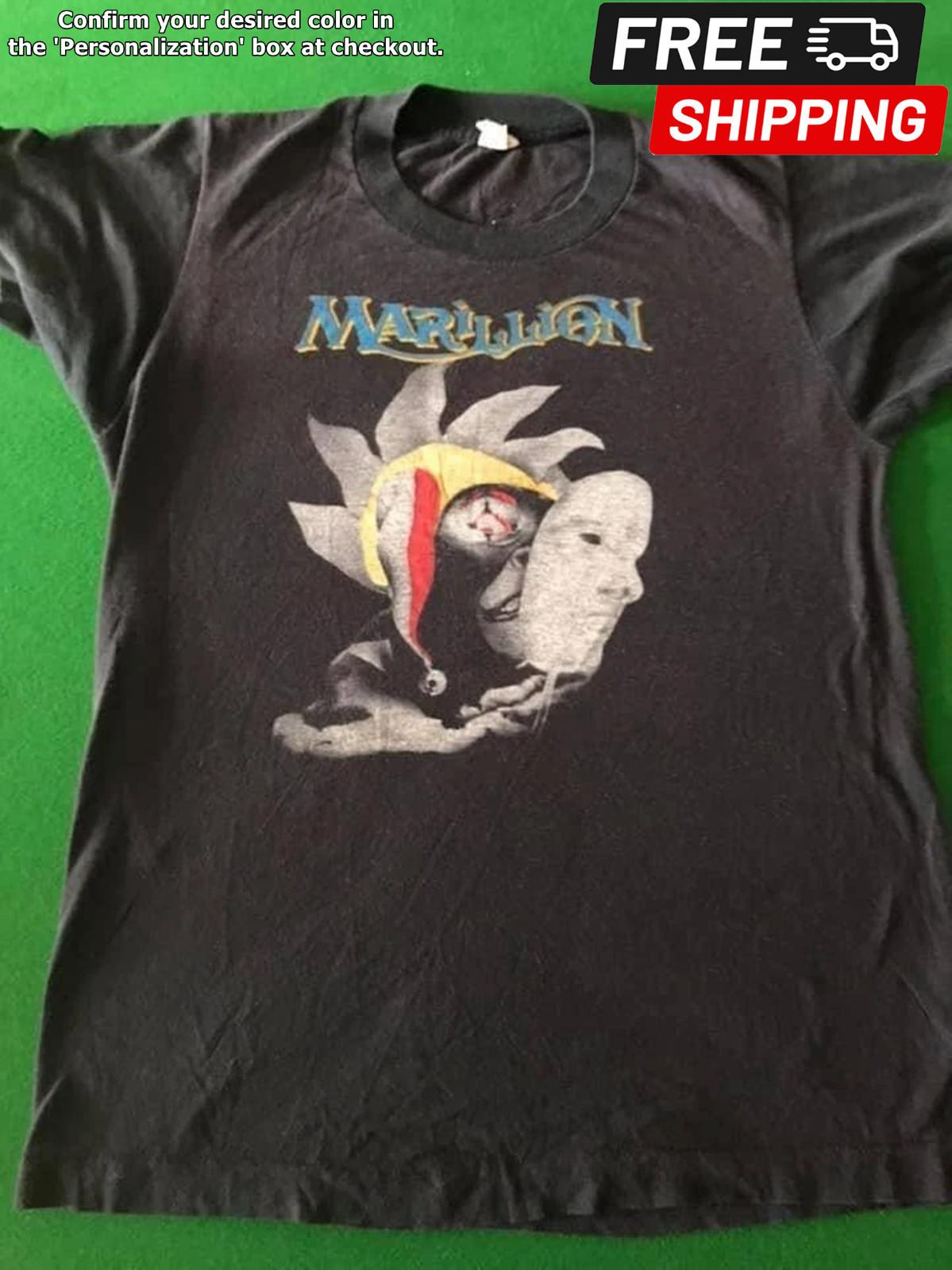 MARILLION GARDEN PARTY Черная унисекс футболка S-234XL A542 XXXXL