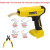 Wireless plastic welding machine & 400 staples, fast heating for 3s, pure copper tube, DIY repair tool, light and fast