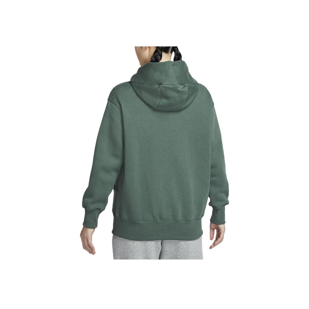 Nike Sportswear Phoenix Fleece Swoosh Solid Color Comfortable Loose Fit Hooded Long Sleeve Sweatshirt Women Sweatshirt Vintage-Green DQ5861-338