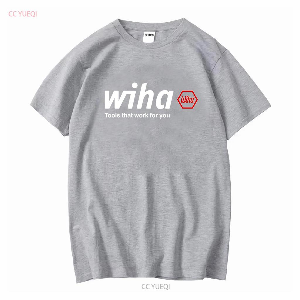 Wiha Tools Logo T shirt Sz S 4XL American Funny USA vintage Washed fashion Stylish Breathable Top For Everyday Wear graphic