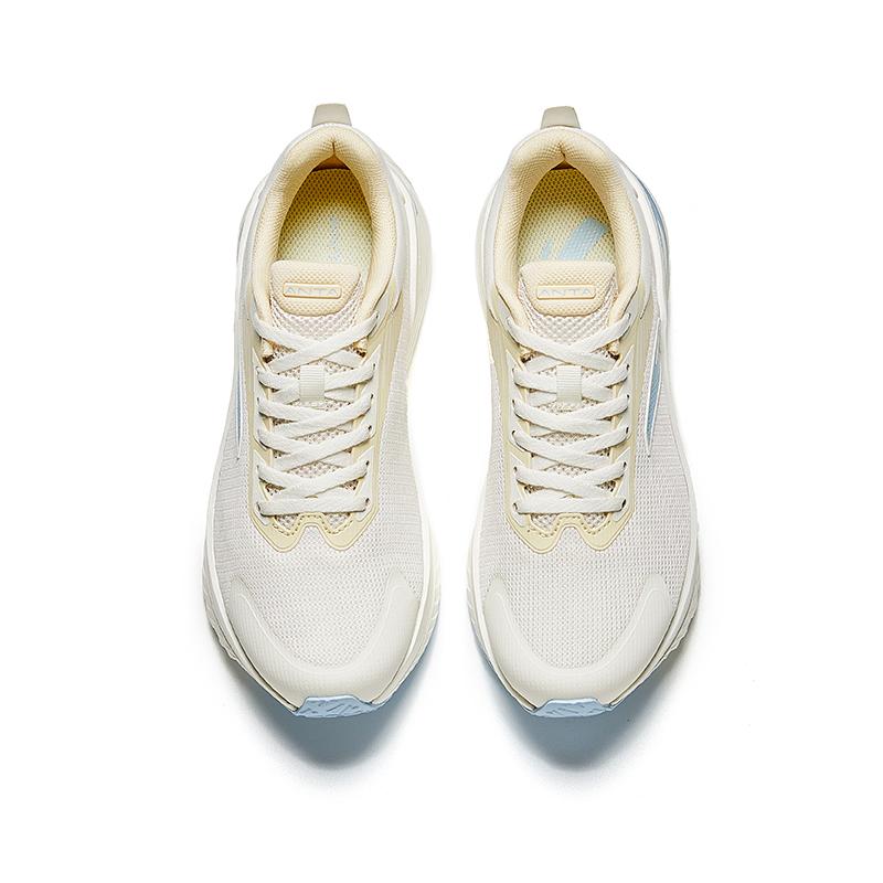 Anta Journey PG7 Cushioning Running Breathable Sports Low-Top Running Shoes Women sneaker White Yellow Blue 122435519-3