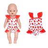 2026 New Summer Bikini Doll Clothes For 43cm Baby Doll 17 Inch Reborn Baby Doll Clothes