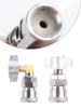 1pc Truck Dust Blower Pneumatic Connector Straight Elbow Integrated Fast Connection Metal Pneumatic Replacement Parts